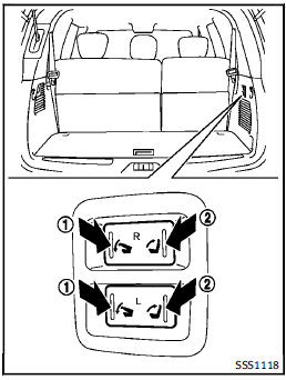 Push and hold the front side of the switch