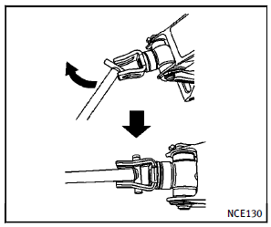 3. Install the assembled jack rod into the