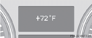 Outside temperature