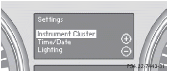 The Settings menu can be used for: