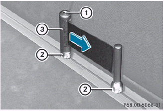 The inertia reel can be used to secure light