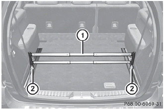 ► Insert one mounting element 2 into each