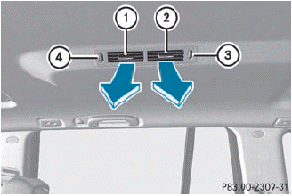 1 B-pillar air vent