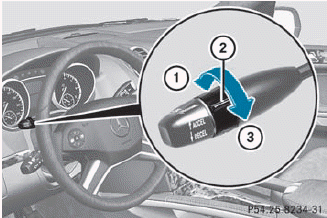 ► To increase: turn thumbwheel 2 towards