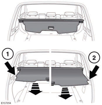 1. Pull the rigid portion of the cover to unroll.