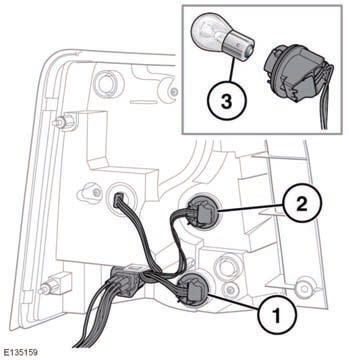 1. Rear fog lamp.