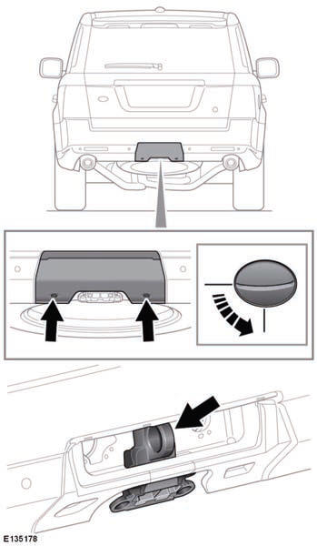 1. Rotate each of the fasteners 90 degrees counter-clockwise with a coin (or