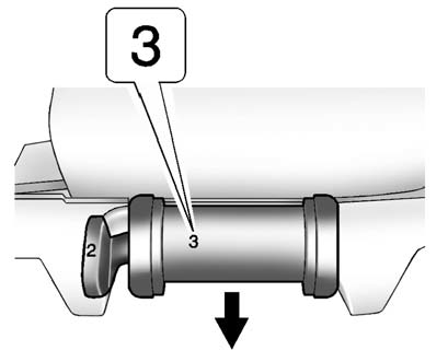 3. Unlatch the seat from the floor by pulling the handle at the rear of the seat