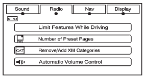 Press CONFIG to enter the configure menu screen, then press CONFIG repeatedly