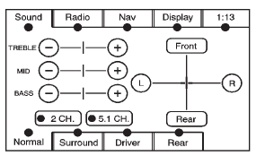 Press CONFIG to adjust several of the system's features and preferences. The