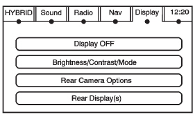 Press CONFIG to enter the configure menu options, then press CONFIG repeatedly