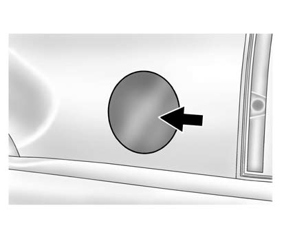 To open the fuel door, push the rearward center edge in and release and it will