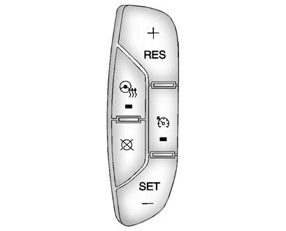 Cruise Control Shown with Heated Steering Wheel Button