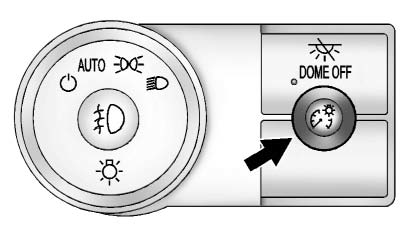 The instrument panel brightness knob is located on the instrument panel to the