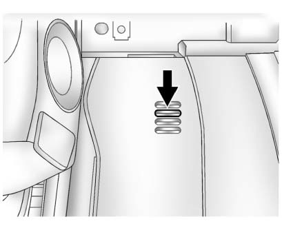 The interior temperature sensor located on the instrument panel to the right