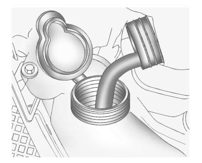 5. Fill the coolant recovery tank to the FULL COLD mark.