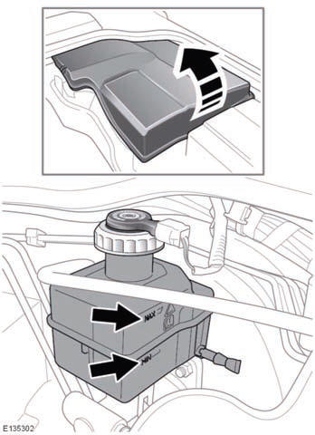 The right hand underhood cover (as viewed from the front of the vehicle) must