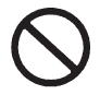 ► circle with a slash through it is a safety symbol which means “Do Not,” “Do not