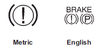 This light should come on briefly when the ignition key is turned to ON/RUN.